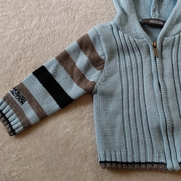 KENNETH Cole Reaction Zip Up Sweater 3-6 Months - Picture 2 of 7